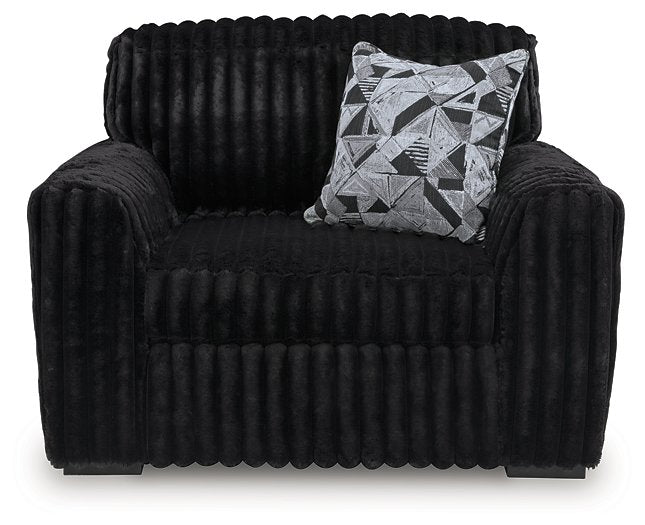 Midnight-Madness Oversized Chair - Orbit Furniture (Richmond,BC)