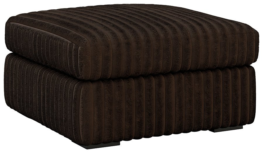 Midnight-Madness Oversized Accent Ottoman - Orbit Furniture (Richmond,BC)