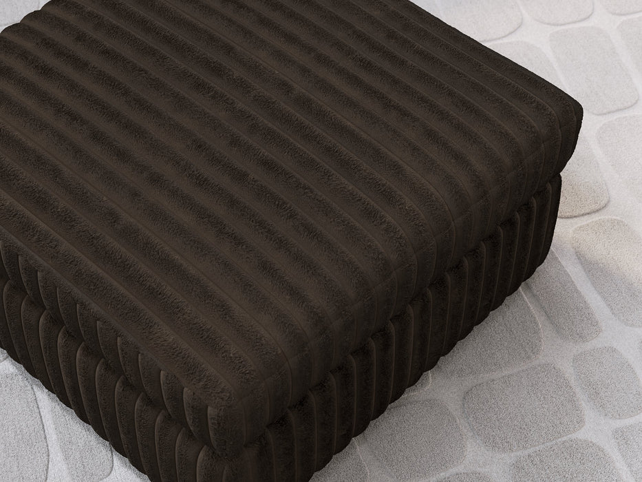 Midnight-Madness Oversized Accent Ottoman - Orbit Furniture (Richmond,BC)