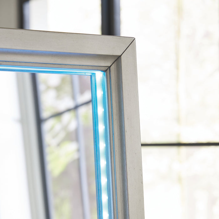 Evesen Floor Standing Mirror/Storage - Orbit Furniture (Richmond,BC)