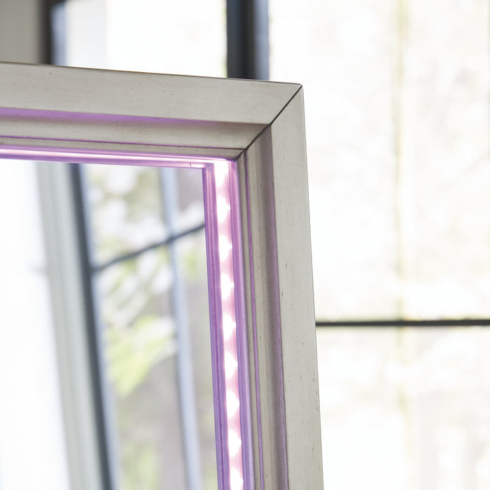 Evesen Floor Standing Mirror/Storage - Orbit Furniture (Richmond,BC)