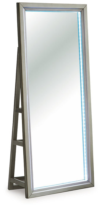 Evesen Floor Standing Mirror/Storage - Orbit Furniture (Richmond,BC)
