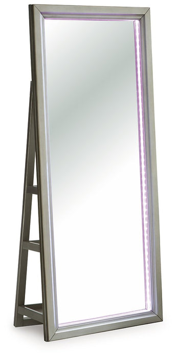 Evesen Floor Standing Mirror/Storage - Orbit Furniture (Richmond,BC)