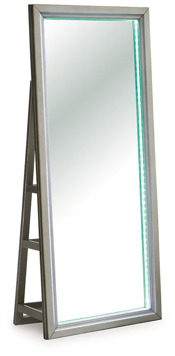 Evesen Floor Standing Mirror/Storage - Orbit Furniture (Richmond,BC)