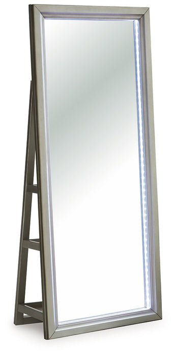 Evesen Floor Standing Mirror/Storage - Orbit Furniture (Richmond,BC)