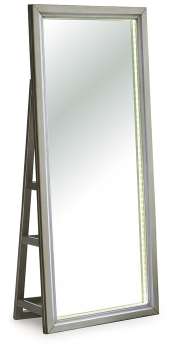 Evesen Floor Standing Mirror/Storage - Orbit Furniture (Richmond,BC)