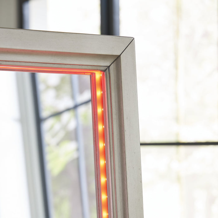 Evesen Floor Standing Mirror/Storage - Orbit Furniture (Richmond,BC)