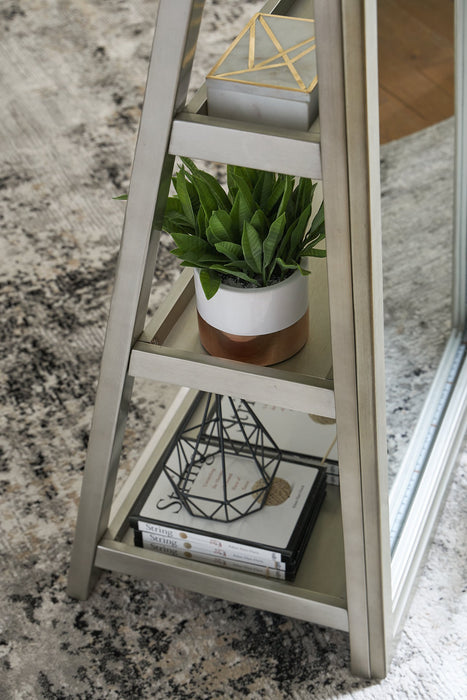 Evesen Floor Standing Mirror/Storage - Orbit Furniture (Richmond,BC)