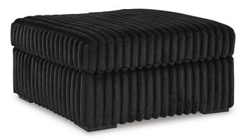 Midnight-Madness Oversized Accent Ottoman - Orbit Furniture (Richmond,BC)