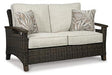 Paradise Trail Outdoor Loveseat, Lounge Chairs and Fire Pit Table - Orbit Furniture (Richmond,BC)