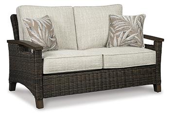 Paradise Trail Outdoor Loveseat, Lounge Chairs and Fire Pit Table - Orbit Furniture (Richmond,BC)