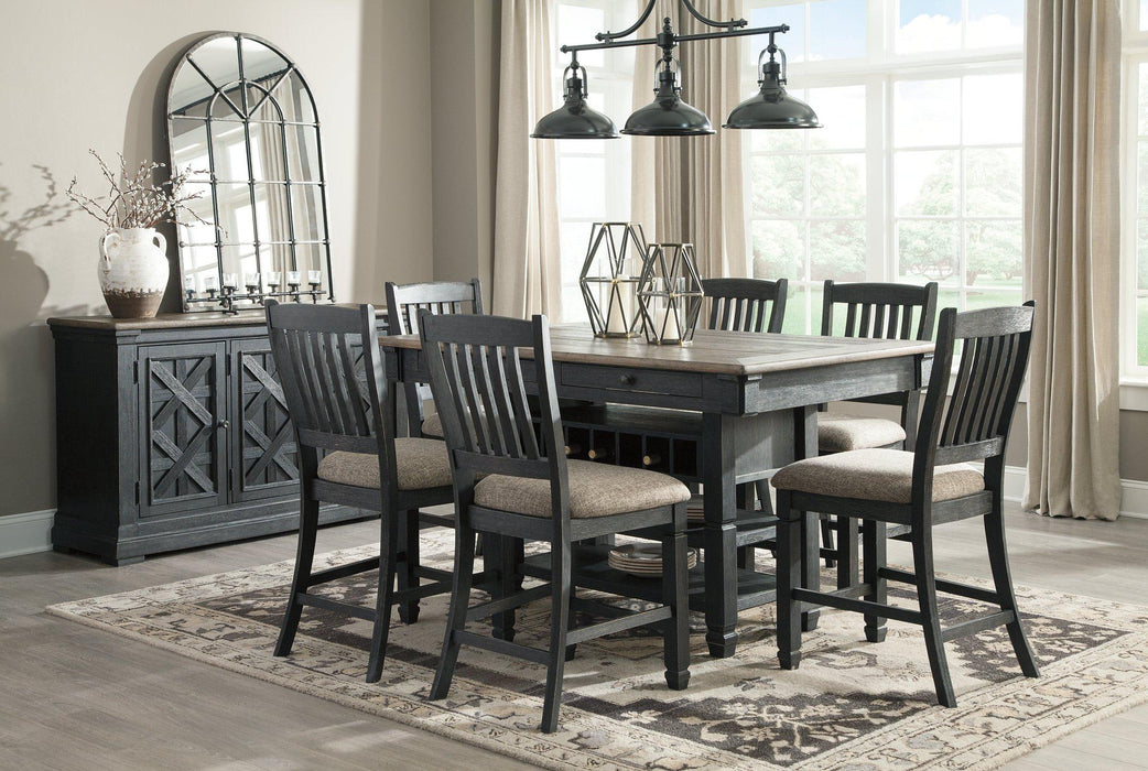 Tyler Creek Counter Height Dining Set - Orbit Furniture (Richmond,BC)
