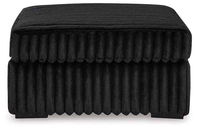 Midnight-Madness Oversized Accent Ottoman - Orbit Furniture (Richmond,BC)