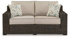 Coastline Bay Outdoor Loveseat with Cushion - Orbit Furniture (Richmond,BC)