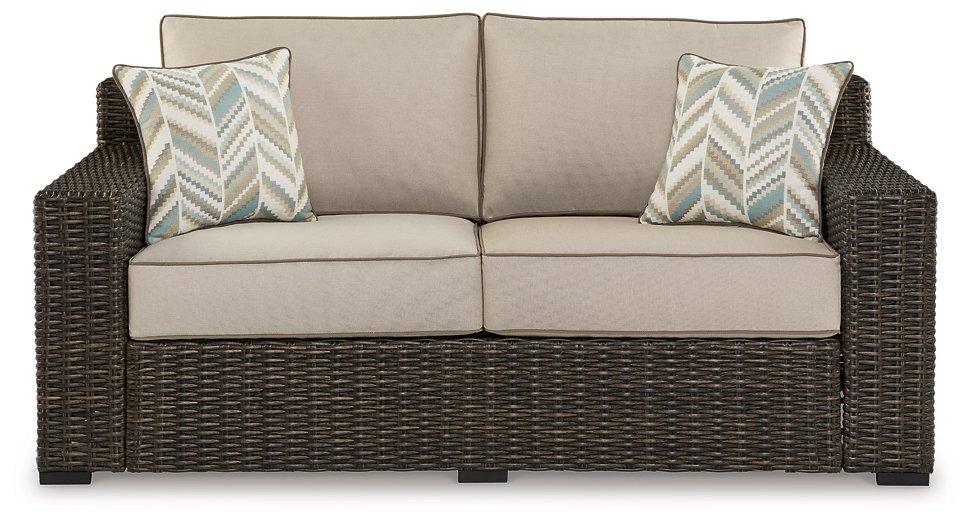 Coastline Bay Outdoor Loveseat with Cushion - Orbit Furniture (Richmond,BC)
