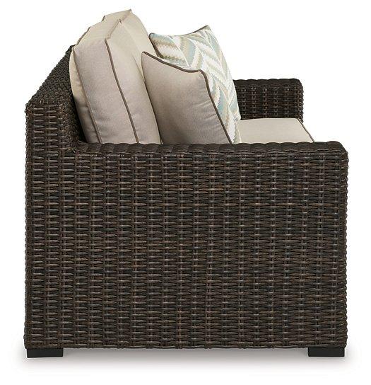 Coastline Bay Outdoor Loveseat with Cushion - Orbit Furniture (Richmond,BC)