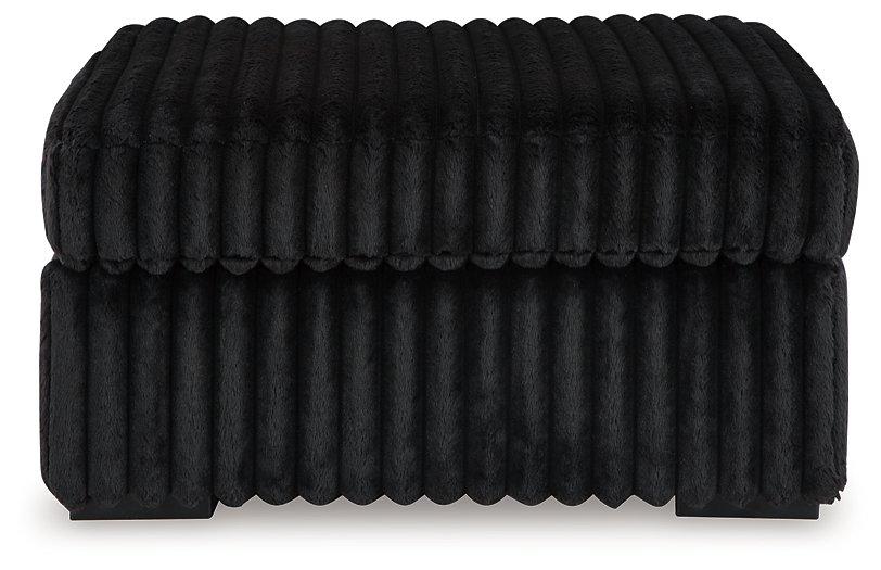 Midnight-Madness Oversized Accent Ottoman - Orbit Furniture (Richmond,BC)