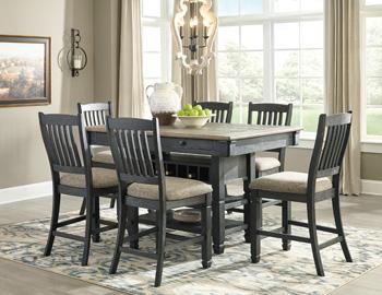 Tyler Creek Counter Height Dining Set - Orbit Furniture (Richmond,BC)