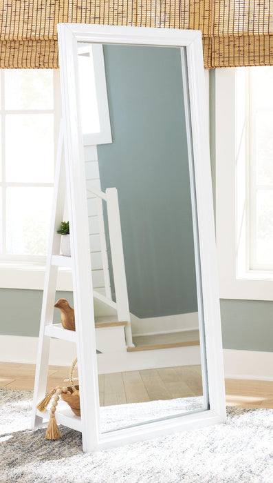 Evesen Floor Standing Mirror/Storage - Orbit Furniture (Richmond,BC)
