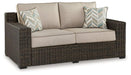 Coastline Bay Outdoor Loveseat with Cushion - Orbit Furniture (Richmond,BC)