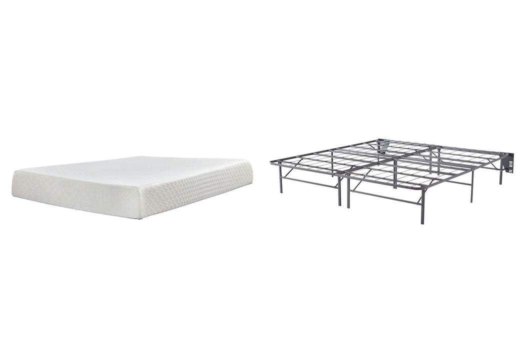10 Inch Chime Memory Foam Mattress Set - Orbit Furniture (Richmond,BC)
