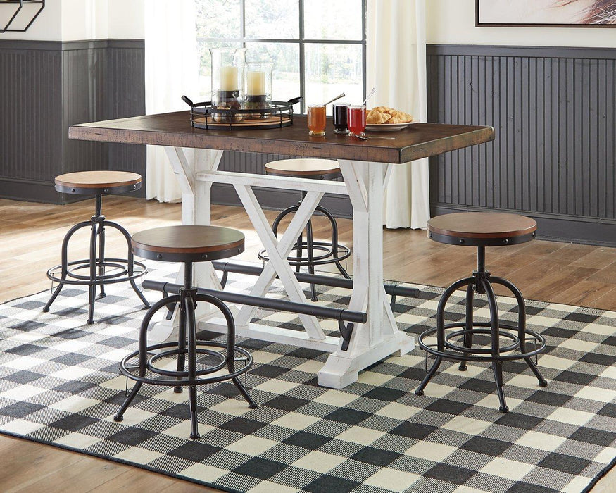 Valebeck Counter Height Dining Table - Orbit Furniture (Richmond,BC)