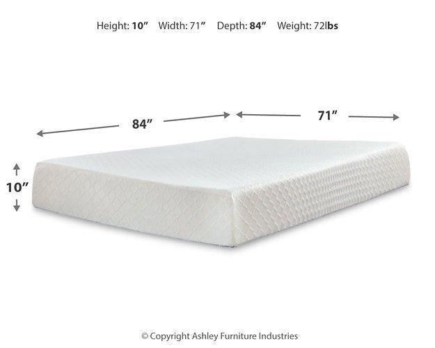10 Inch Chime Memory Foam Mattress Set - Orbit Furniture (Richmond,BC)