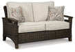 Paradise Trail Outdoor Loveseat, Lounge Chairs and Fire Pit Table - Orbit Furniture (Richmond,BC)