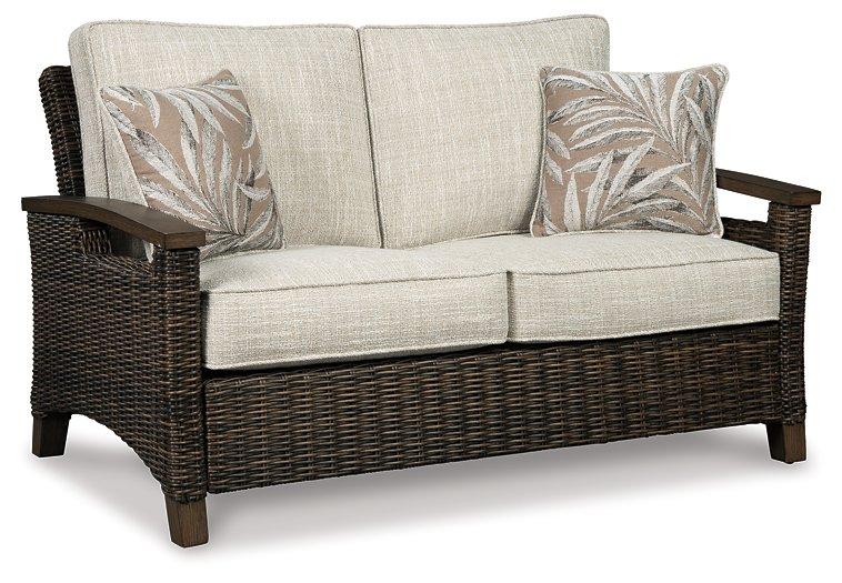 Paradise Trail Outdoor Loveseat, Lounge Chairs and Fire Pit Table - Orbit Furniture (Richmond,BC)