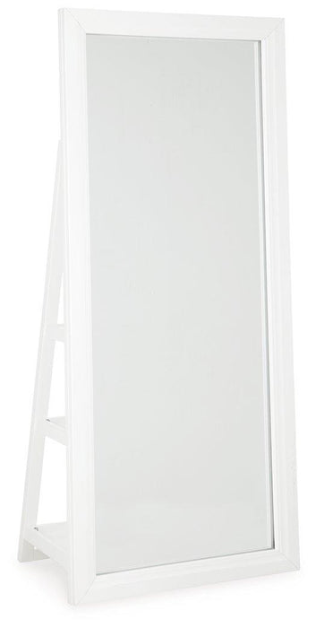 Evesen Floor Standing Mirror/Storage - Orbit Furniture (Richmond,BC)