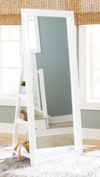 Evesen Floor Standing Mirror/Storage - Orbit Furniture (Richmond,BC)