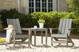 Visola Outdoor Adirondack Chair Set with End Table - Orbit Furniture (Richmond,BC)