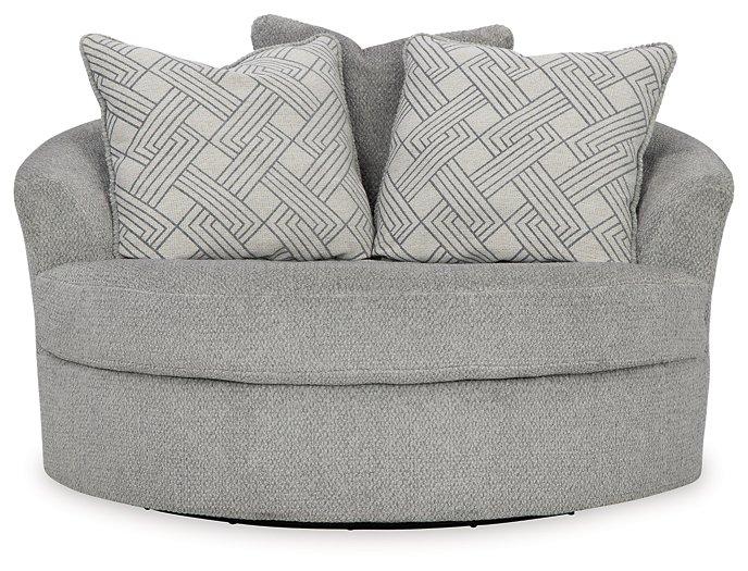 Casselbury Oversized Swivel Accent Chair - Orbit Furniture (Richmond,BC)