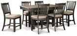 Tyler Creek Counter Height Dining Set - Orbit Furniture (Richmond,BC)