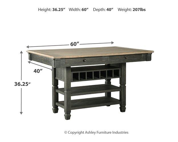 Tyler Creek Counter Height Dining Set - Orbit Furniture (Richmond,BC)