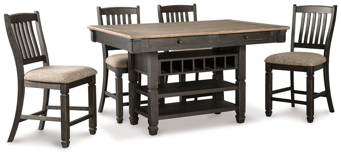 Tyler Creek Counter Height Dining Set - Orbit Furniture (Richmond,BC)