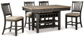 Tyler Creek Counter Height Dining Set - Orbit Furniture (Richmond,BC)