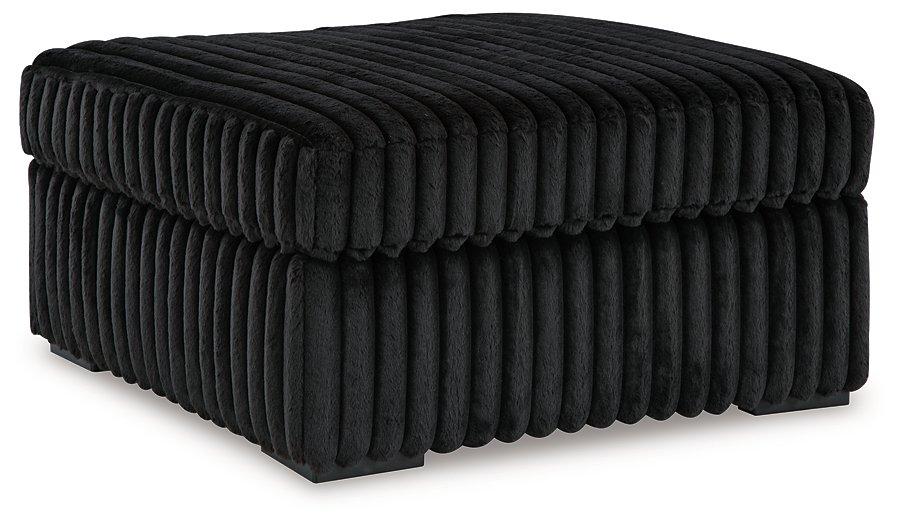 Midnight-Madness Oversized Accent Ottoman - Orbit Furniture (Richmond,BC)