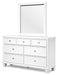 Fortman Dresser and Mirror - Orbit Furniture (Richmond,BC)