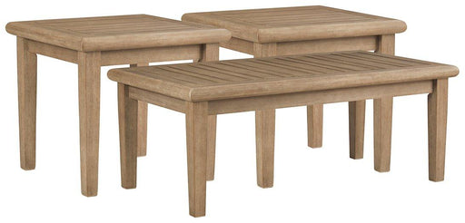 Gerianne Outdoor Occasional Table Set - Orbit Furniture (Richmond,BC)
