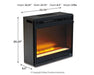 Wildenauer 76" TV Stand with Electric Fireplace - Orbit Furniture (Richmond,BC)