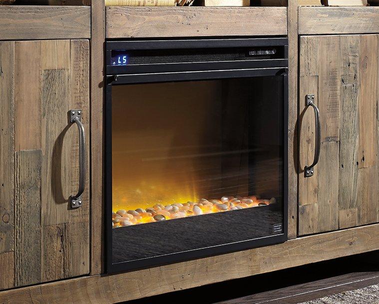 Wildenauer 76" TV Stand with Electric Fireplace - Orbit Furniture (Richmond,BC)