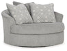 Casselbury Oversized Swivel Accent Chair - Orbit Furniture (Richmond,BC)