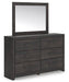 Hollivern Dresser and Mirror - Orbit Furniture (Richmond,BC)
