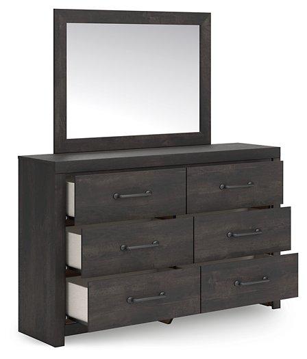 Hollivern Dresser and Mirror - Orbit Furniture (Richmond,BC)