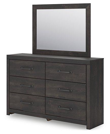 Hollivern Dresser and Mirror - Orbit Furniture (Richmond,BC)