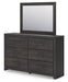Hollivern Dresser and Mirror - Orbit Furniture (Richmond,BC)