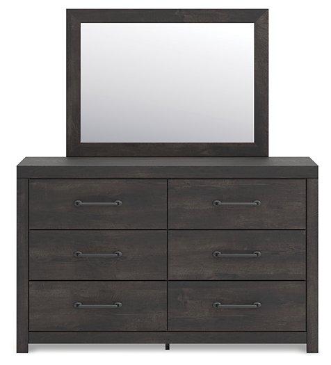 Hollivern Dresser and Mirror - Orbit Furniture (Richmond,BC)