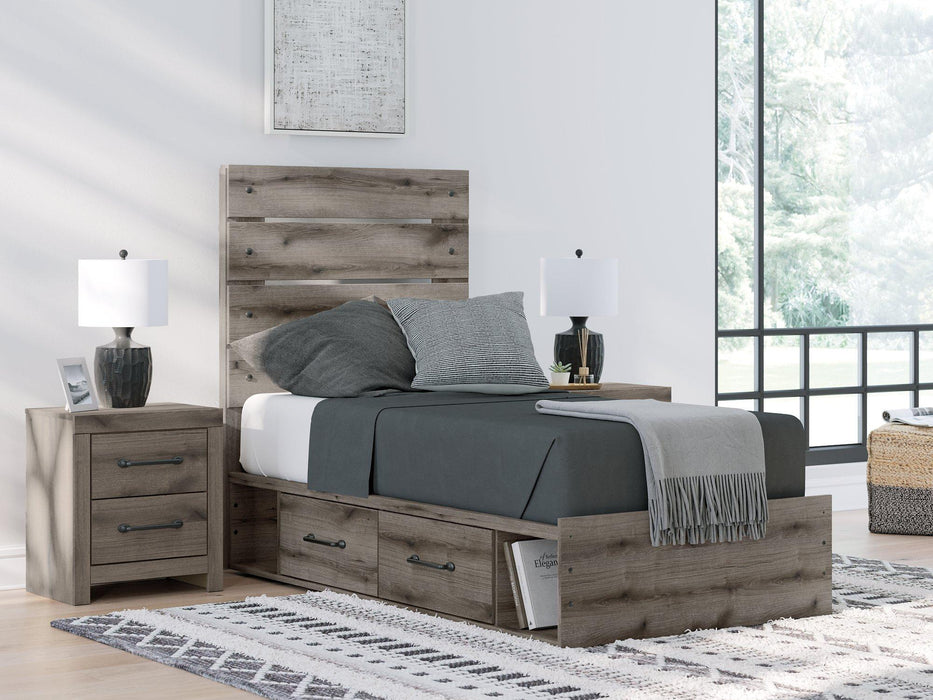 Graystorm Bed with Storage - Orbit Furniture (Richmond,BC)