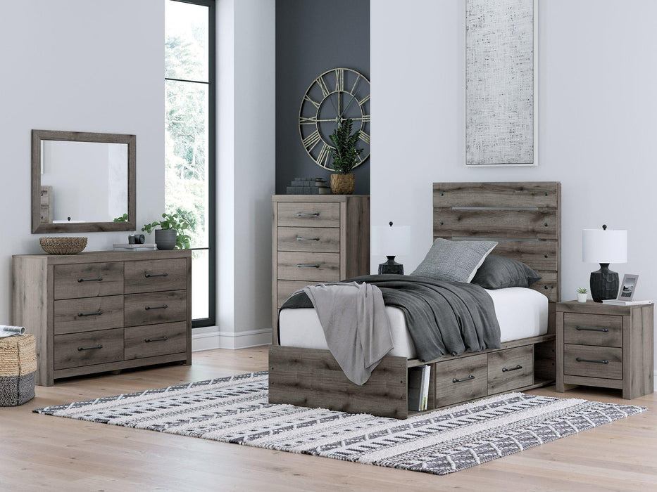 Graystorm Bed with Storage - Orbit Furniture (Richmond,BC)